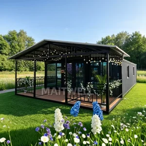 Prefab Modular House Expandable Home Container Home Steel Structure Portable Living Space for Farm Resort Holiday Rental House
