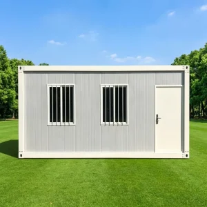 Prefab Modular Portable Maison Préfabriquée Tiny Home Container House for Camp Office Workers Site Office 20ft Fast Installation