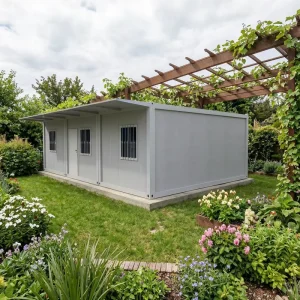 Prefab Modular Traditional Quick-Assembly Anti-Corrosion Site Office Guard Detachable Flat Pack Container House
