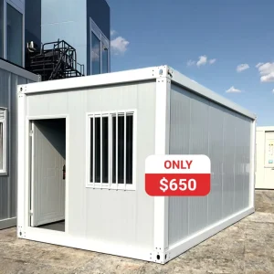Prefab Office Modern Portable Mobile Shipping Tiny Home Movable Modular Prefabricated Detachable Container House