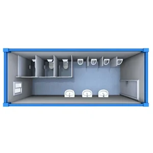 Prefab Prefabricated Flat Pack 20ft Outdoor Camping Public Modular Portable Bathroom Mobile Container Toilets Shower