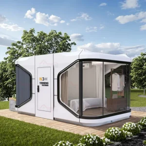 Prefab Prefabricated Steel Container Houses Office Warehouse Apartment Mall Hotel Villa Use Solar System Portable Cabin