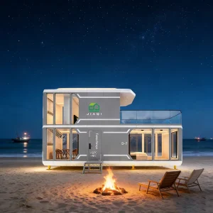 Prefab Resort Project 20ft 40ft Luxury Expandable House with 15cm Insulation and Patented V3 Split Design