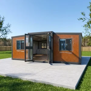 Prefabricated 20 Foot 40 Foot Expandable Modular Mobile Home Container Houses 3 Rooms with Kitchen
