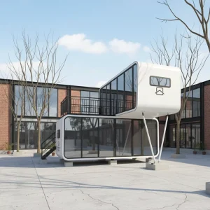Prefabricated 20ft 40ft Luxury Cabin European Design Waterproof Durable Container House Bedroom Bathroom for Hotel