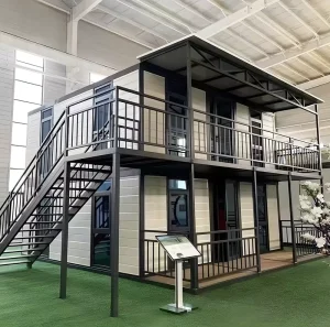 Prefabricated 20ft 40ft Prefab Modular Tiny Portable Cabin Casas Prefabricadas Expandable Foldable Double deck Container House
