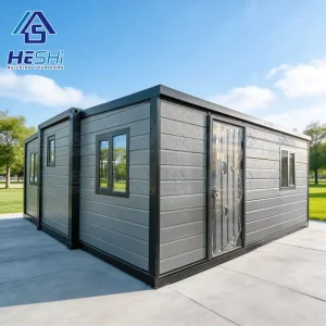 Prefabricated 40Ft 20Ft Folding Movable Home 5 Bedroom Prefab Expandable Container House