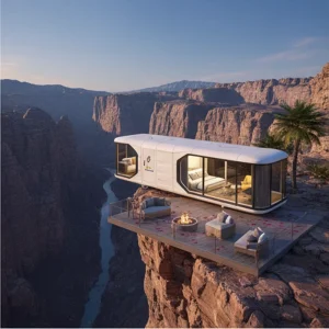 Prefabricated Capsule Container Portable House for Modern Eco Friendly Living