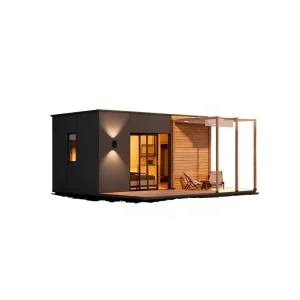 Prefabricated Container Home With Plumbing Ready Made Sandwich Panel Containerized House Unit