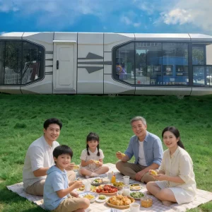 Prefabricated Container House Capsule House Luxury One stop Service for Prefabricated House Supply and Design