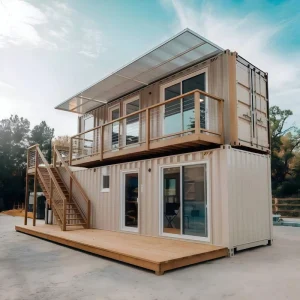 Prefabricated Container House Modern Breathable Design Portable Office Storage Farmhouse Home Office for Camp Workshops Plants