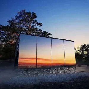 Prefabricated Container House Rectangular Victorian Luxury Villas With Rectangular Mirror Room for Hotels