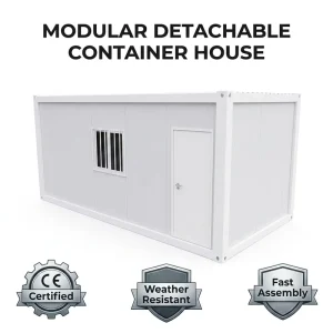 Prefabricated Detachable Container House Government Project Emergency Housing with Customizable Modular Design and Frame