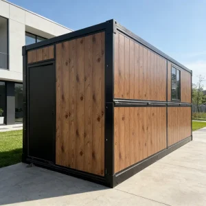 Prefabricated Earthquake Resistant Waterproof Design Prefab Tiny Homes Modern Luxury Modular Foldable Container House