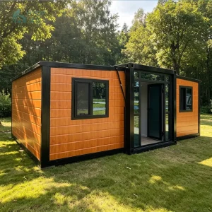 Prefabricated Homes 20ft 40ft Luxury Expandable Container House Mobile Tiny House 3 4 Bedroom Folding Modular Portable Homes