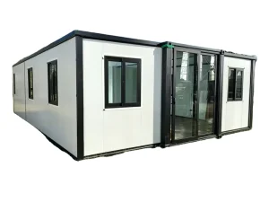 Prefabricated House Villa 20FT Portable Expandable Container House 2 Bedrooms and Kitchen