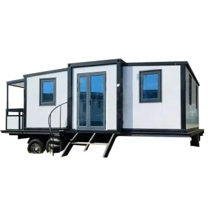 Prefabricated Housing Dual-Wing Expandable Container Cross-Border Furnished Guesthouse Mobile Shipping-Container Modular Home