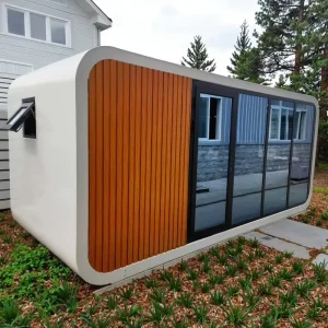 Prefabricated Luxury Space Capsule House Readymade Smart Camping Mobile Homes