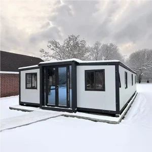 Prefabricated Modern Luxury Container House 20ft 40ft Portable Customized Light Steel Double Two story Hotel Use Aluminum Alloy