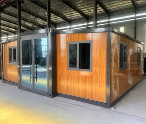 Prefabricated Modular 20FT Luxury Expandable Container House with Breathable Design for Villa Hotel Gym Use