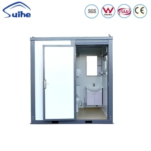 Prefabricated Modular Bathroom Pod Prefab Mobile Container Toilet with Shower & Toilet