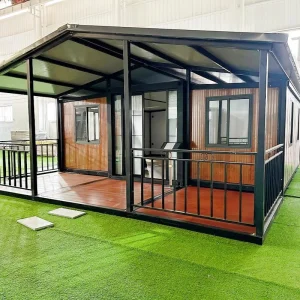 Prefabricated Modular Casa Expandable Mobile Office Shipping 40 ft Luxury Modular Expandable Container House