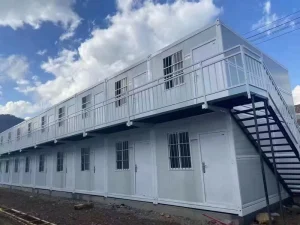 Prefabricated Modular Container House Breathable Flat Pack Small Business Villa Model Building