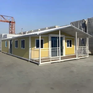Prefabricated Modular Container Houses Eco-Friendly Anti-Corrosion Portable Small Family Modern Villas Waterproofing 5-Year