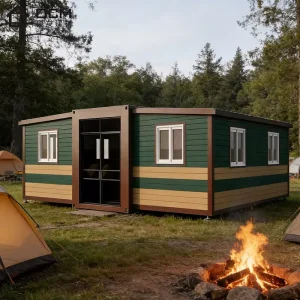 Prefabricated Modular Home 20ft Luxury Movable Tiny House Modern 3 Bedroom Folding Living Pod