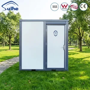 Prefabricated Modular Mobile Bathroom Pod All in One Portable Toilet Cabin With Shower Room
