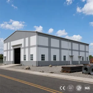 Prefabricated Modular Portal Frame Steel Structure Factory Warehouse Building for Factory Plant Waterproof Factory Direct