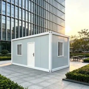Prefabricated Modular Tiny Container Room Detachable Cabin Low Cost Temporary Staff Dorm Storage Unit