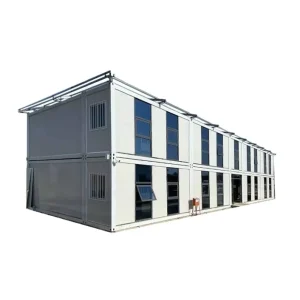 Prefabricated Panel Houses Modular Simple Temporary Structures Cross Border Use Rescue & Emergency Project Customizable