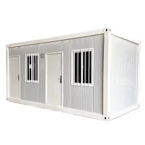 Prefabricated Portable Container House, Fast Assembly Modular Building for Site Office and Living Quarters