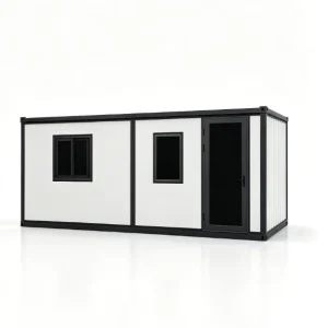 Prefabricated Portable Container House with Bathroom and Kitchen Construction Site Office