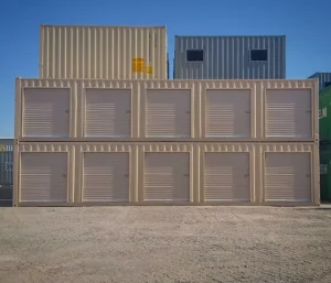 Prefabricated Steel Storage Container Warehouse Building With Custom Design for Outdoor Storage