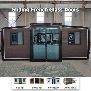 Prefabricated Villa R22 Insulation Expandable Modular House Building Code Compliant