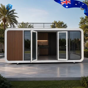Premium Container House Modern Design Apple Cabin for School/Office/Shop Use Wind & Corrosion Resistant Sturdy Build