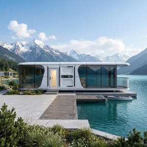 Premium Quality Space Capsule Container House Modern Modular Vessel Home for Backyard Tiny House Mini Pod House