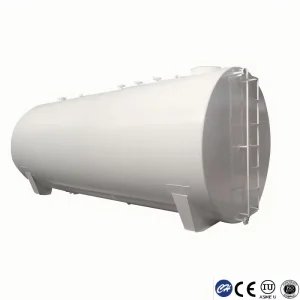 Pressure Vessel Structure Horizontal Chemical Storage Tank for Hazardous Liquid Storage SS304 ASME CE Certified