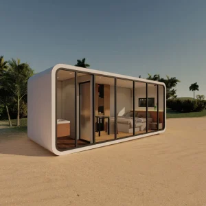 Price 20ft Tiny Home Container House with Modern Design Fire Resistant for Living Room & Office Use