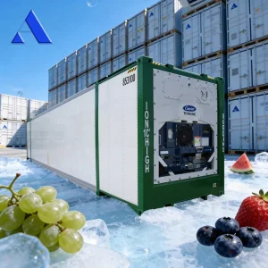 Professional Customizable ACE 53ft Reefer Freezer Shipping Container With 101.7 CBM Capacity BV GL ABS CCS Certified For Sale