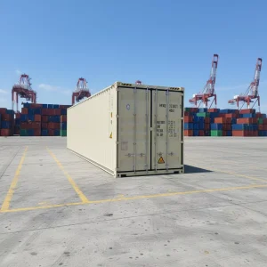 Qingdao Rayfore 40HC High Cube Dry Shipping Container 40FT Length 76.4 CU.M Capacity SPA H Corten A Steel Plywood Flooring High