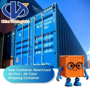 Qingdao Tianjin Foshan Brand New Dry Shipping Container 20 Foot 40 Foot 40HC Sea Containers for Sale