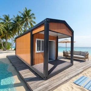 Quick Assemble Container House Vocation Home Tiny House for Resort Detachable Container House with Bathroom