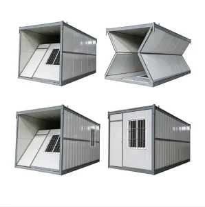 Quick Assemble Contemporary Foldable Container Home 20ft Prefabricated Tiny House for Site Office & Labor Camp
