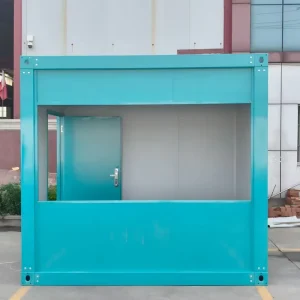 Quick Assembly 10ft Prefabricated Kiosko Para Comida Containers Kiosk Retail Food Vendor Unit for Mall Shop Sandwich Panel