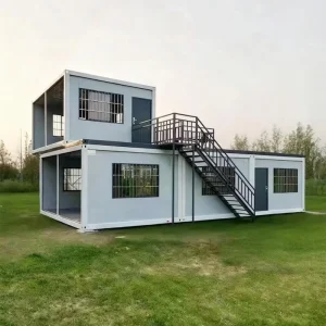 Quick Assembly 40ft Container House Prefabricated Mobile Steel Structure Villa Box Frame Office Building Hotel Contemporary