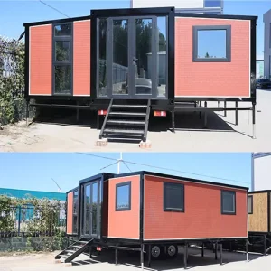 Quick Assembly Expandable Container House Foldable Design Bathroom Kitchen Hurricane Proof Fireproof Earthquake Living Room