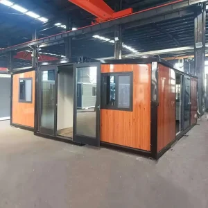 Quick Assembly Expandable Double Wing Container House for Hotel Office Apartment or Villa